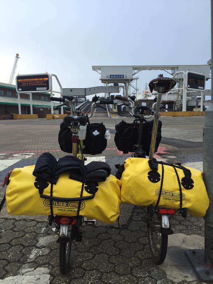 Bromptons at Dover ferry