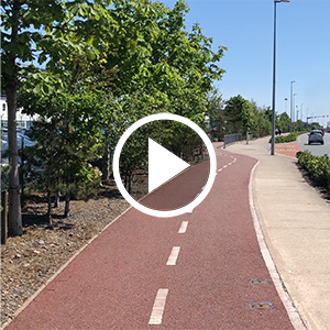 Dublin cycle lanes