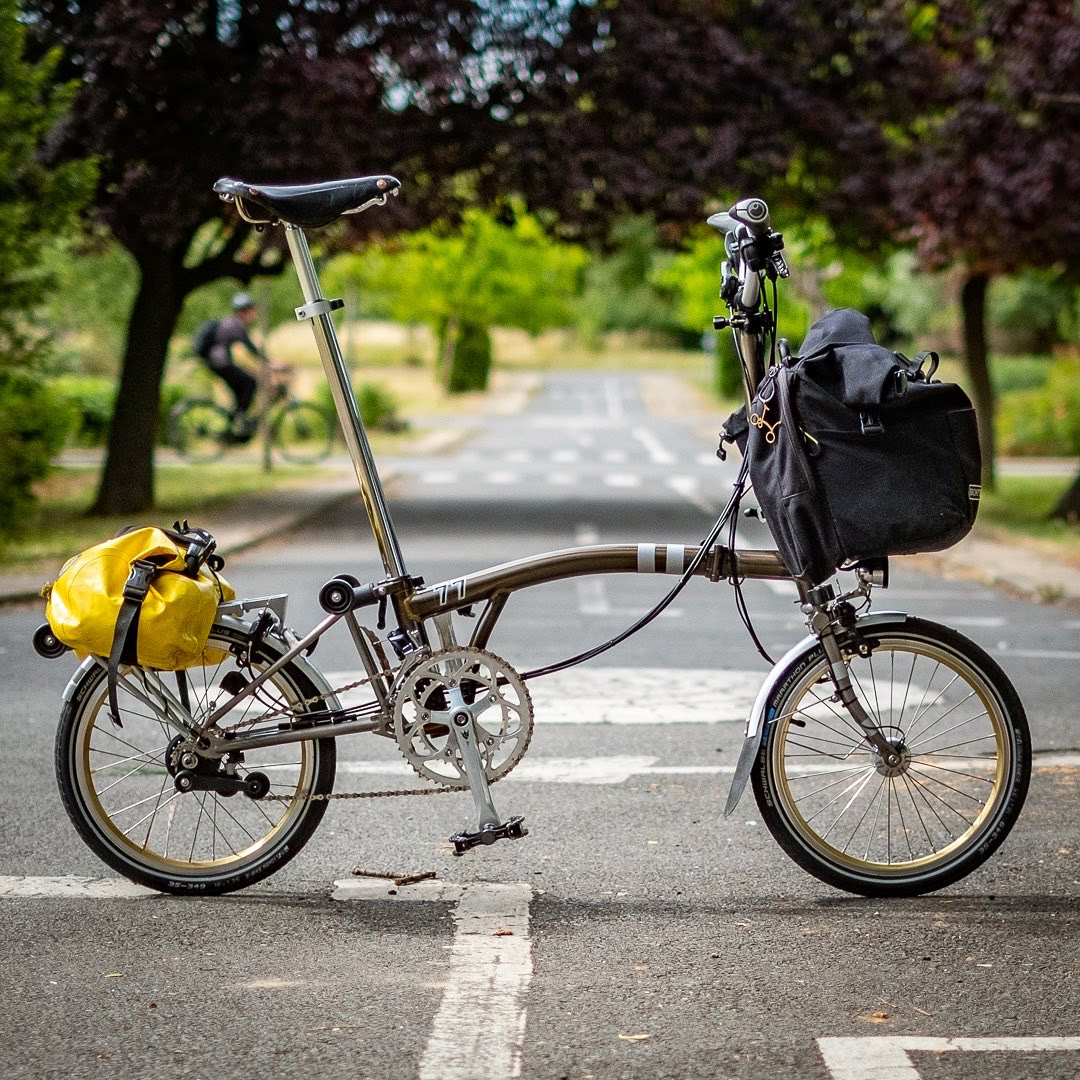 Equipment The Transcontinental Race on a Brompton