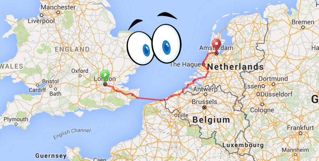 London to Amsterdam by Brompton James Houston